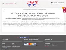 Tablet Screenshot of jinglersproducts.com